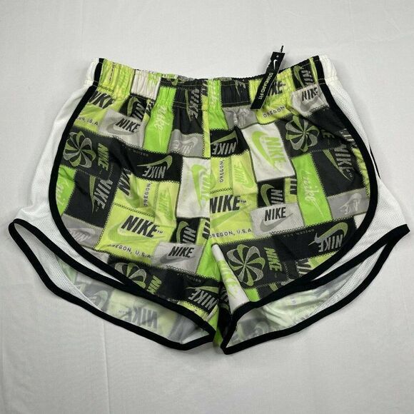 NIKE Tempo Running Short Oregon Green Pinwheel NEW - Picture 2 of 11